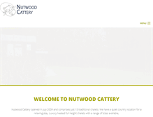 Tablet Screenshot of nutwoodcattery.co.uk